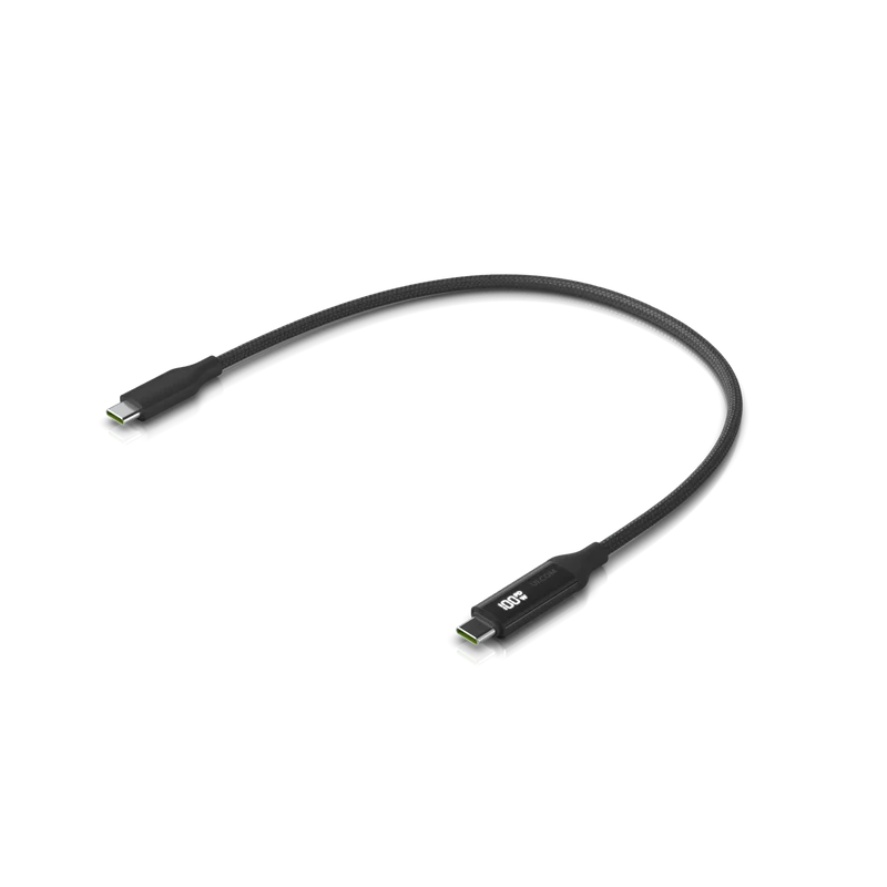 Câbles, connecteurs et adaptateurs Ubiquiti UACC-CABLE-USB-100W-0.3M-BK