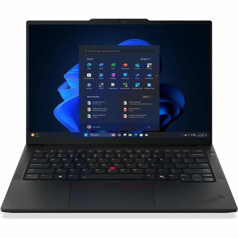 Ordinateur portable Lenovo ThinkPad E14 Gen 7 21T9003QUS 14" - WUXGA - Intel Core 7 240H - 16 Go - SSD 512 Go - Clavier anglais - Noir 21T9003QUS