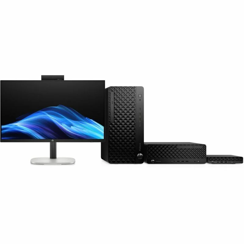 Ordinateur de bureau HP ProDesk 4 G1i - Intel Core Ultra 7 265 - Technologie vPro - 32 Go - SSD 512 Go - Compact - Jack Black BH9H1UT#ABC
