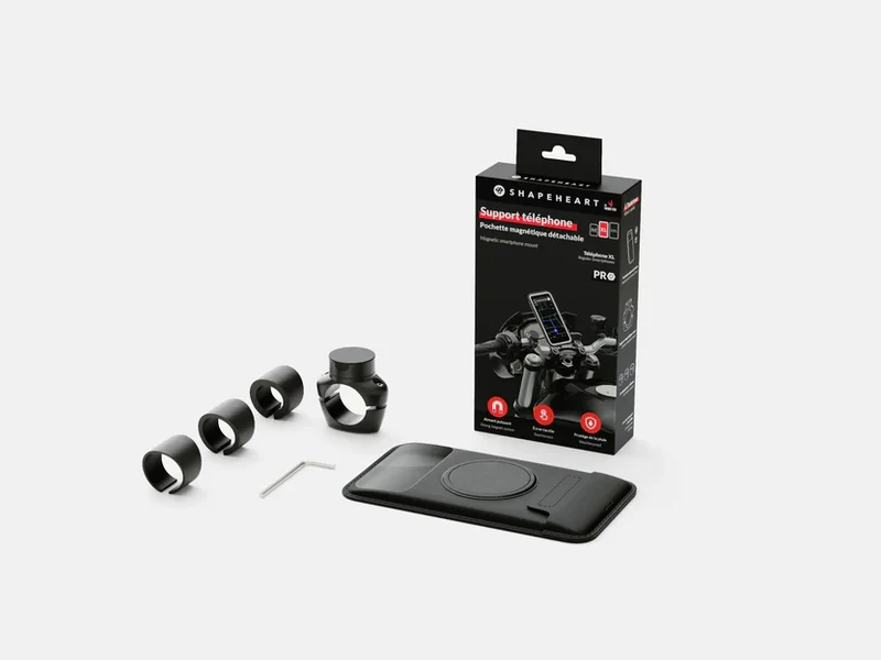 Support téléphone pour guidon de moto PRO