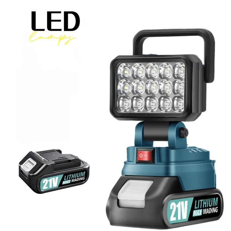 Lampe de Travail LED Rechargeable Puissante 4000 Lumens