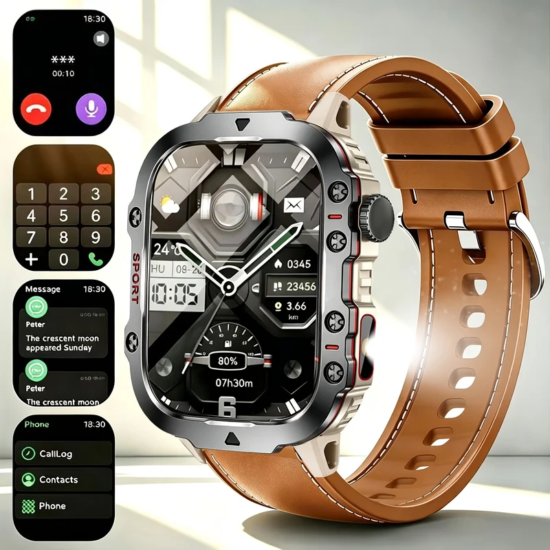 Montre Connectée ERUN 2026 - Écran 1.83", Appels, Sport, Compatible iPhone & Android
