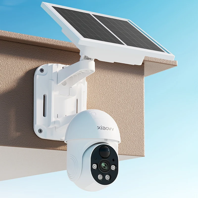 Caméra Solaire Wi-Fi XIAOVV P6 Avec Vision Nocturne HD
