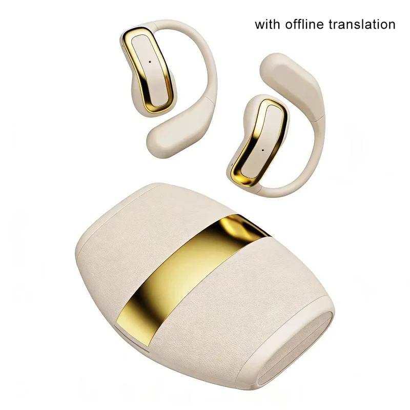 Ecouteurs Traducteurs Sans Fil MJ-101 - Bluetooth 5.4, 13 Langues Hors Ligne, 5 Modes