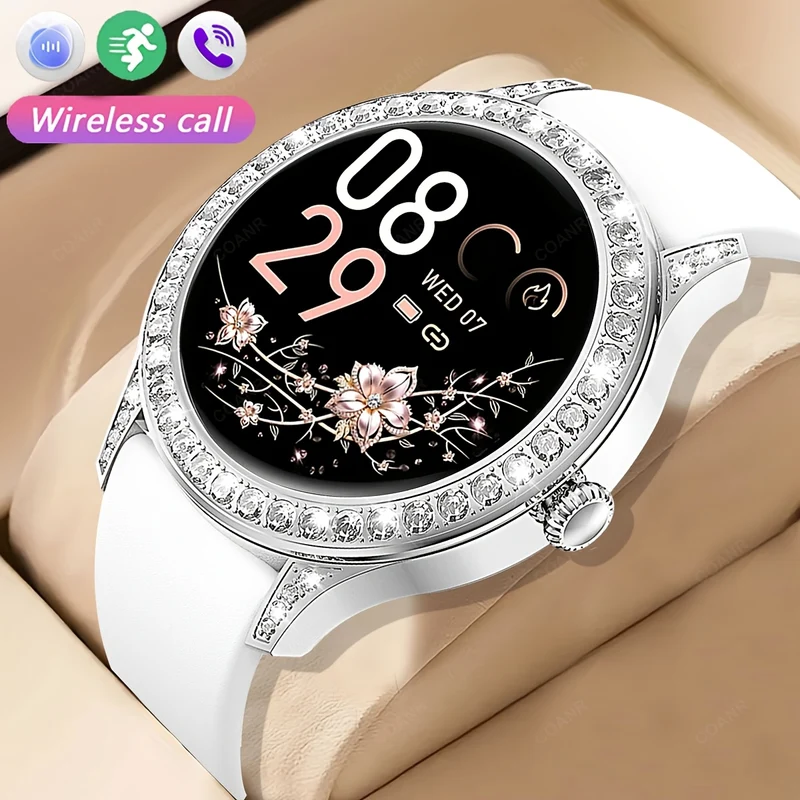 Montre Connectee Sport Femme Ecran HD TFT - Bluetooth 5.0, Podometre, Charge Magnetique