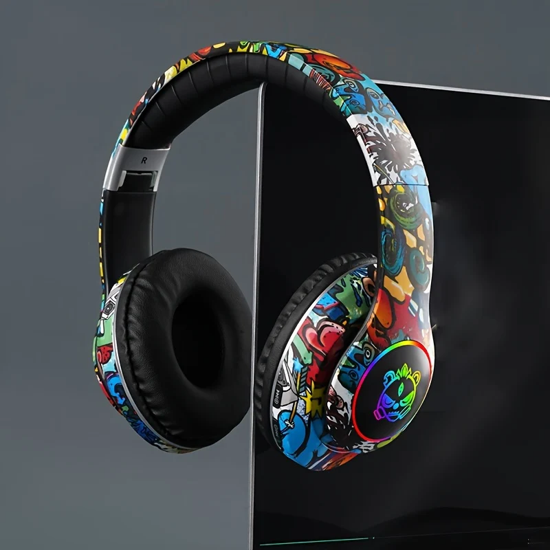 Casque Gaming Sans Fil Compatible PC & Mobile Avec Micro Integré