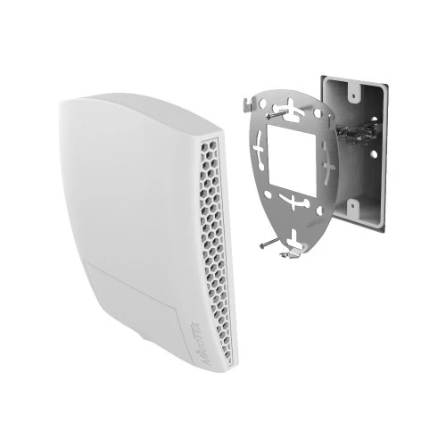 Point d'accès sans fil mural double simultané 2.4 GHz/5 GHz Mikrotik avec trois ports Ethernet