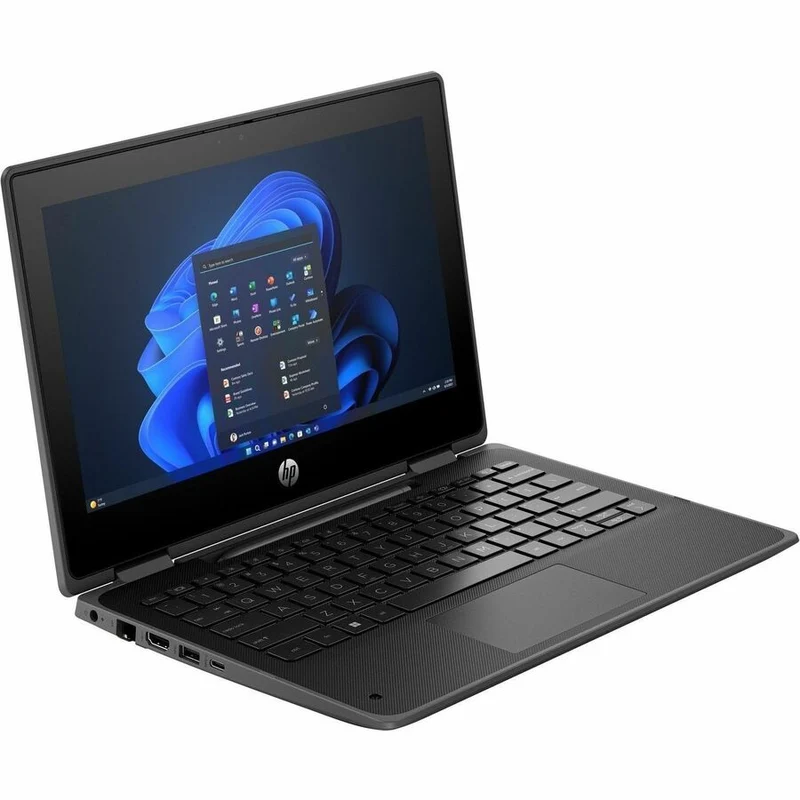 Ordinateur portable convertible 2 en 1 HP Fortis Flip G1i 11.6" avec écran tactile - HD - Intel N250 série N - 16 Go - SSD 256 Go - Clavier anglais - Noir de jais - Smart Buy B6LD4UT#ABA
