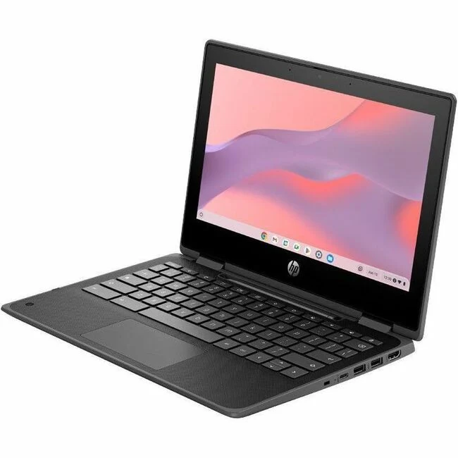 Chromebook convertible 2 en 1 HP Fortis Flip G1i 11" avec écran tactile - Intel N150 - 4 Go - 32 Go de mémoire flash - Clavier anglais - Smart Buy B69PKUT#ABA