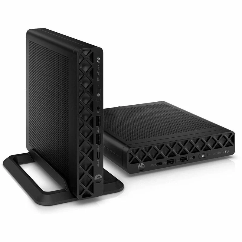 Ordinateur de bureau HP EliteDesk 8 G1a - AMD Ryzen AI 7 350 - 16 Go - SSD 512 Go - Mini PC - Jack Black C3XG3UT#ABA
