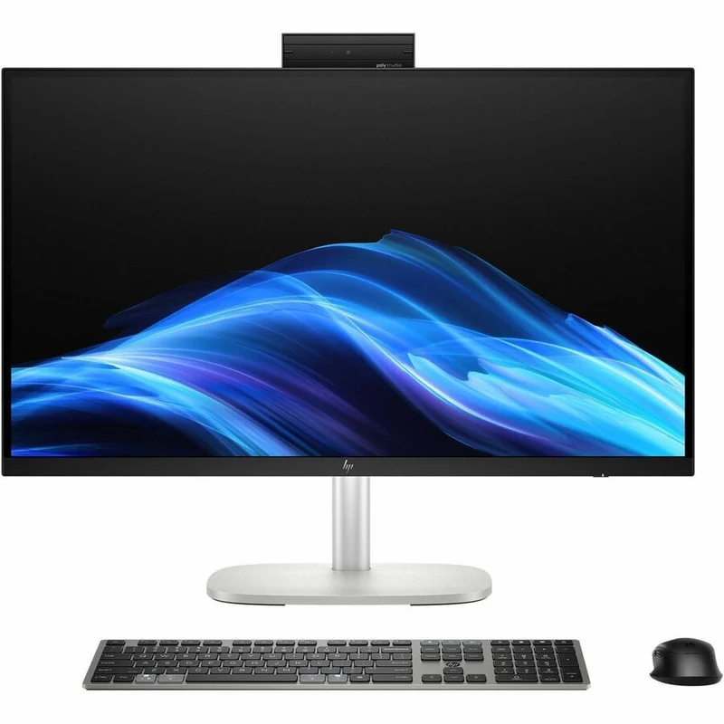Ordinateur tout-en-un HP EliteStudio 8 AiO G1i - Intel Core Ultra 7 265 - Technologie vPro - 16 Go - SSD 512 Go - Écran Full HD 23.8" - Ordinateur de bureau - Argent Pike C7RR3UT#ABA