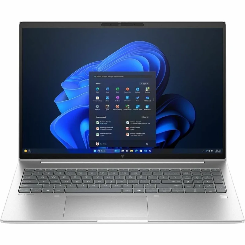 Ordinateur portable HP EliteBook 6 G1a 16" tactile - WUXGA - 60 Hz - AMD Ryzen 5 230 - 16 Go - SSD PCIe NVMe 512 Go - Clavier anglais - Aluminium Pike Silver BM4Y7UT#ABA