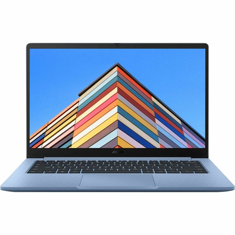 Asus Chromebook CX14 CX1405 CX1405CKA-DS01T-CB Chromebook 14" - Full HD - Intel Celeron N4500 - 8 Go - 128 Go de mémoire flash - Clavier anglais et français - Tissu bleu CX1405CKA-DS01T-CB