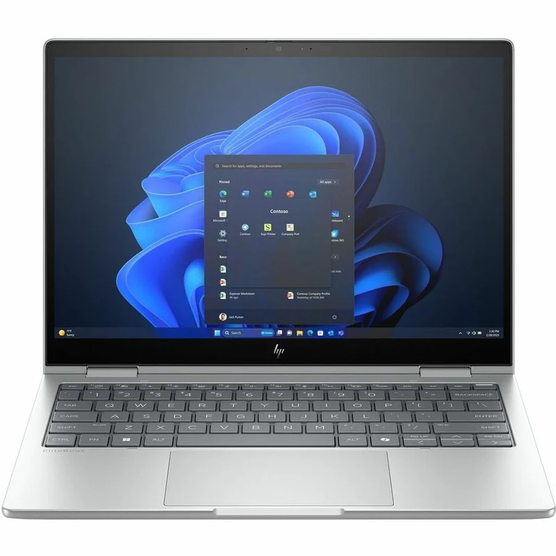Ordinateur portable convertible 2 en 1 HP EliteBook 8 Flip G1i 13.3" avec écran tactile - WUXGA - 60 Hz - Intel Core Ultra 5 235U - Technologie vPro - 16 Go - SSD 512 Go - Clavier anglais - Argent glacier BE8V0UT#ABA