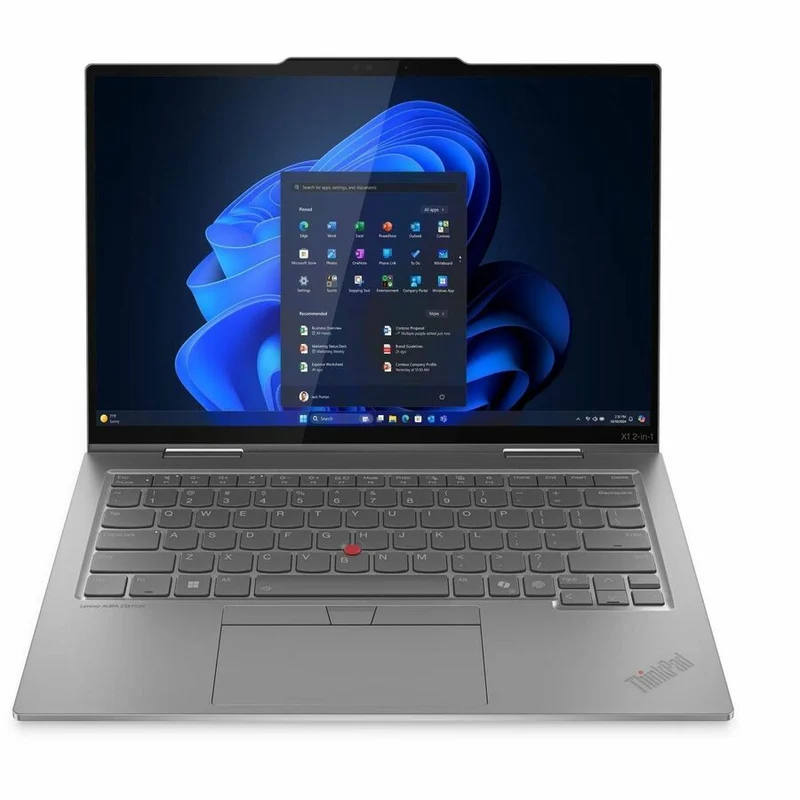 Ordinateur portable convertible 2 en 1 Lenovo ThinkPad X1 Gen 10 Aura Edition 21Q000D3CA, écran tactile 14 pouces - WUXGA - 60 Hz - Intel Core Ultra 7 2e génération 255U - Plateforme Intel Evo - 16 Go - SSD 512 Go - Clavier français canadien - Gris 21Q000D3CA