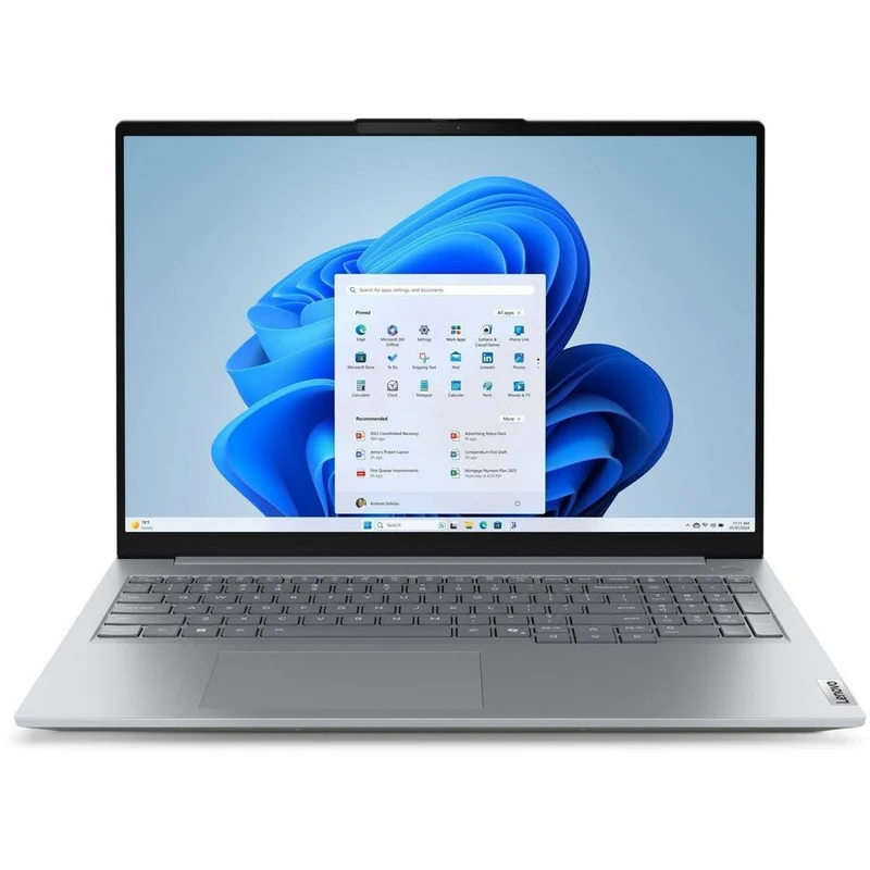Ordinateur portable Lenovo ThinkBook 16 G8 IRL 21SH0001CF 16 pouces avec écran tactile - WUXGA - Intel Core 5 210H - 16 Go - SSD 512 Go - Clavier anglais et français - Gris arctique 21SH0001CF