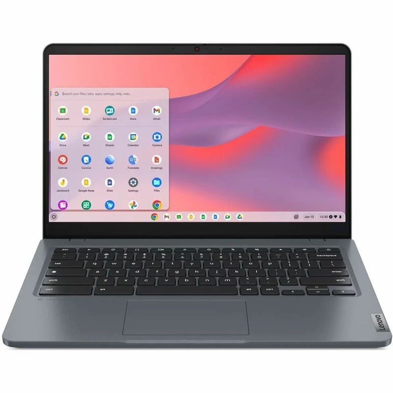 Chromebook Lenovo 14e Gen 3 82W6003DUS 14" - Full HD - Intel N-Series N100 - 8 Go - 64 Go de mémoire flash - Clavier anglais - Gris orage 82W6003DUS