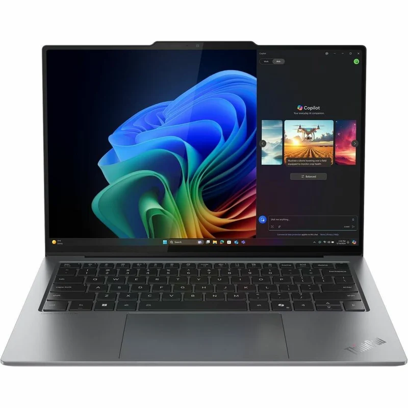 Ordinateur portable Lenovo ThinkPad X9-14 Gen 1 (21QA0005US) avec écran tactile 14 pouces Copilot+ - 2.8K - Intel Core Ultra 7 258V - Plateforme Intel Evo - 32 Go - SSD 1 To - Clavier anglais - Gris 21QA0005US