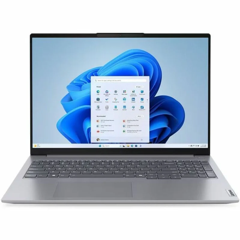 Ordinateur portable Lenovo ThinkBook 16 G7 ARP 21MW0003CA 16 pouces tactile - WUXGA - AMD Ryzen 7 7735HS - 16 Go - SSD 512 Go - Clavier français et anglais - Gris arctique 21MW0003CA