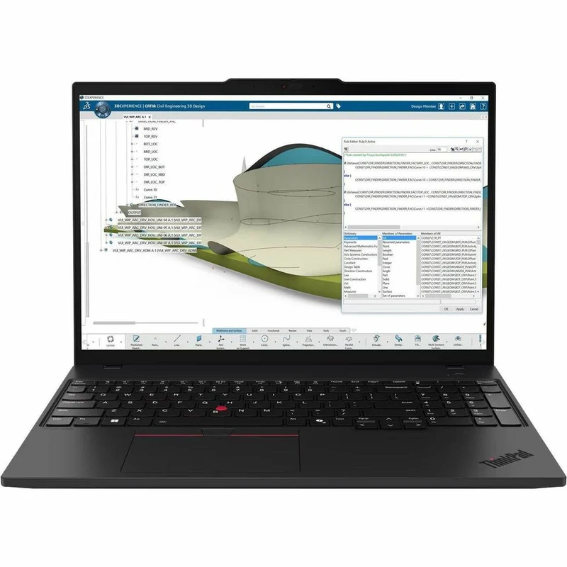Station de travail mobile Lenovo ThinkPad P16s Gen 4 21RX000KCA 16" Copilot+ - WUXGA - AMD Ryzen AI 9 HX PRO 370 - 64 Go - SSD 1 To - Clavier français - Noir 21RX000KCA