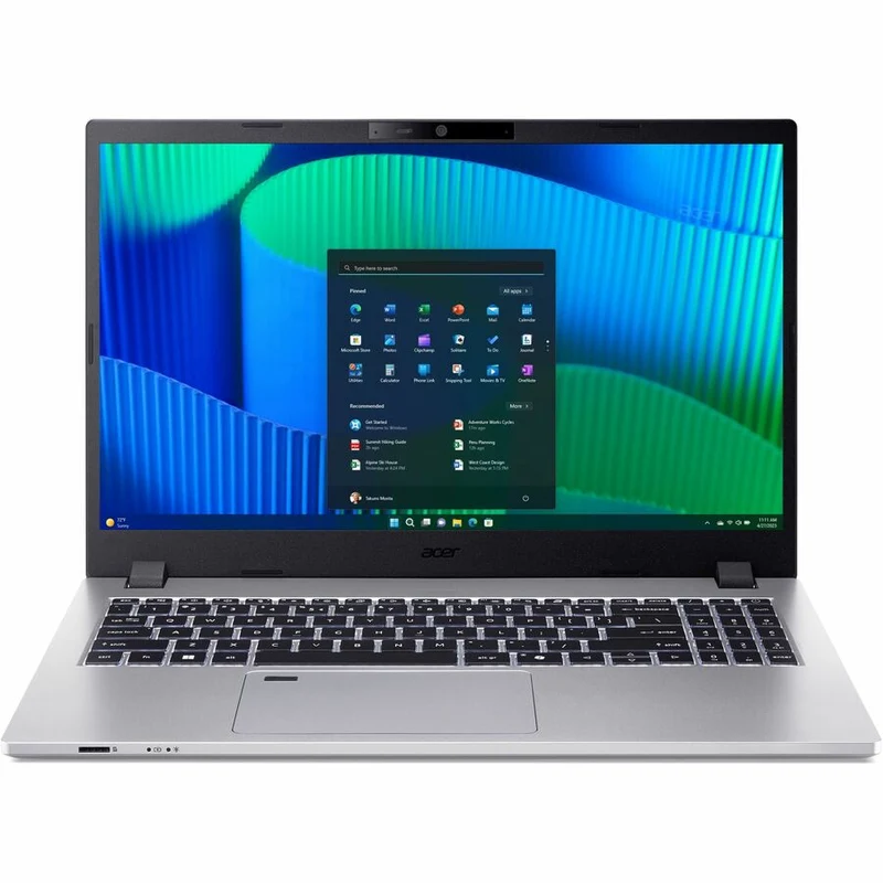Ordinateur portable Acer TravelMate P2 15 P215-55 TMP215-55-51CM 15.6" - Full HD - Intel Core 5 120U - 16 Go - SSD 512 Go - Clavier anglais - Argent NX.BHRAA.002