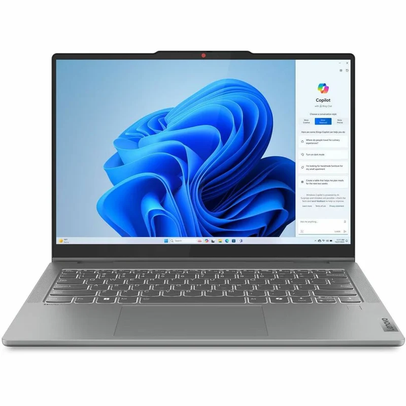 Lenovo IdeaPad 5 14IRU9 83DT0035CF Ordinateur portable 14 en 2 convertible 1 pouces à écran tactile - WUXGA - Intel Core 5 120U - 16 Go - SSD 512 Go - Clavier français et anglais - Gris Luna 83DT0035CF
