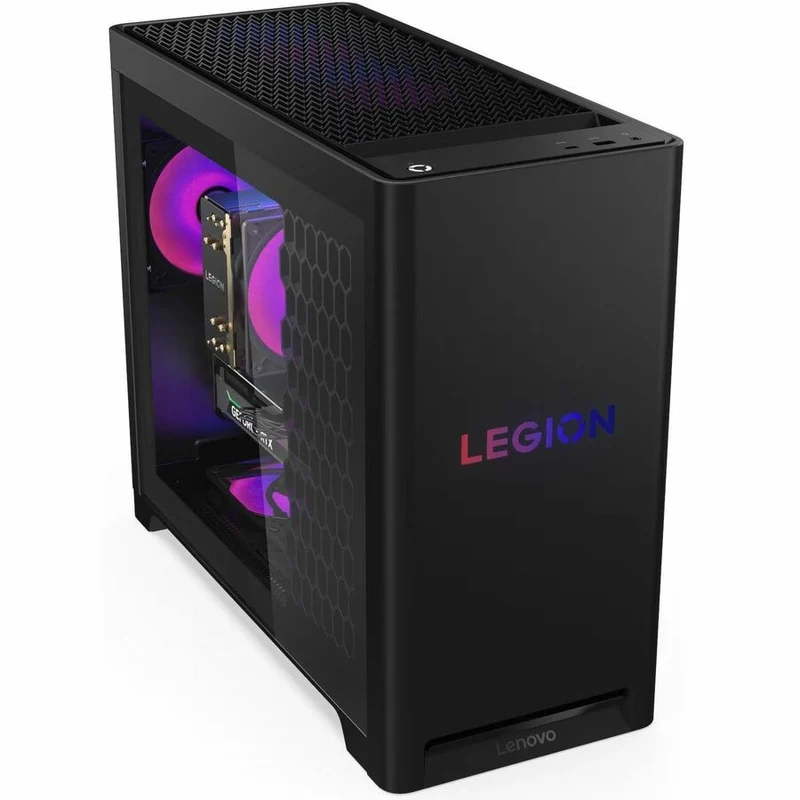 Ordinateur de bureau gaming Lenovo Legion T5 30AGB10 90YJ0015US - AMD Ryzen 7 7700X - 32 Go - SSD 1 To - Tour - Noir Eclipse 90YJ0015US