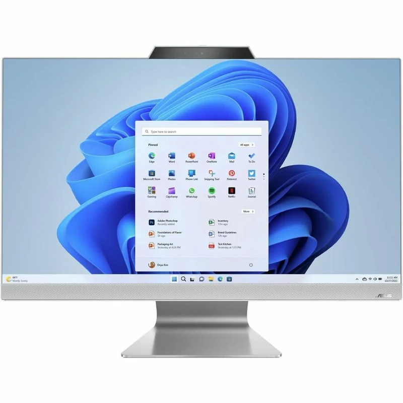 Ordinateur tout-en-un Asus M3702WFAK-CSR3-CB - AMD Ryzen 3 7320U - 16 Go - SSD 512 Go - Écran Full HD 27" - Blanc