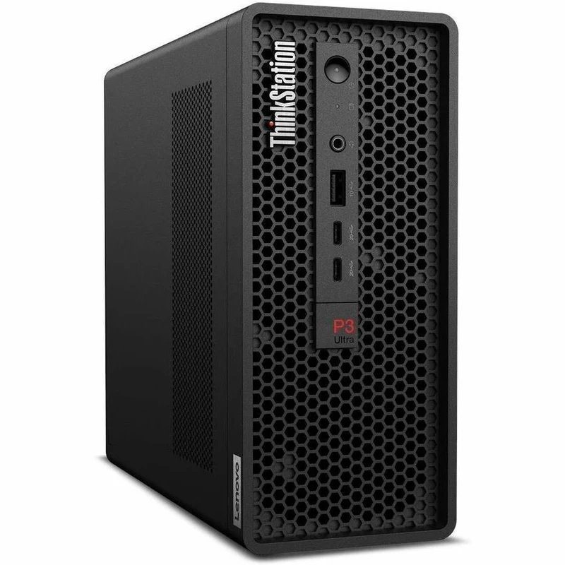 Station de travail Lenovo ThinkStation P3 Ultra Gen 2 30J50039CA - 1 x Intel Core Ultra 5 2nd Gen 235 - 16 Go - SSD 512 Go - Compact - Noir 30J50039CA