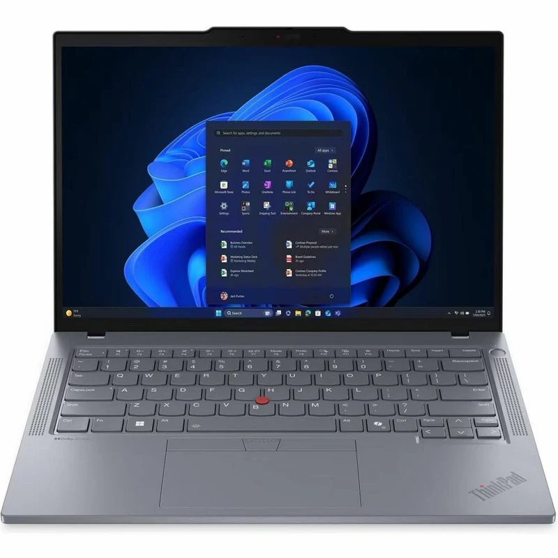 Ordinateur portable Lenovo ThinkPad T14 Gen 6 21QC006RUS 14" avec écran tactile - WUXGA - Intel Core Ultra 7 255U - 32 Go - SSD 512 Go - Clavier anglais - Gris 21QC006RUS