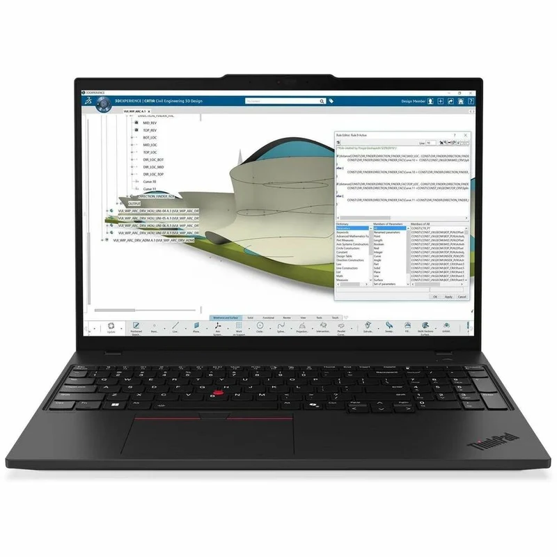 Station de travail mobile Lenovo ThinkPad P16s Gen 4 21QR001QCA 16" Copilot+ - WUXGA - AMD Ryzen AI 7 PRO 350 - 32 Go - SSD 512 Go - Clavier français - Noir 21QR001QCA