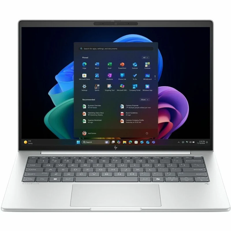 Ordinateur portable HP EliteBook 8 G1i 16" à écran tactile - WUXGA - Intel Core Ultra 5 228V - 32 Go - SSD 512 Go - Clavier anglais - Aluminium argent glacier BH3G8UT#ABA