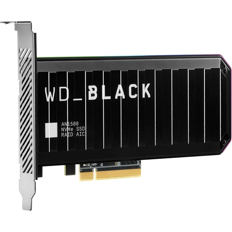 Disque SSD WD Black AN1500 WDS400T1X0L-00AUJ0 4 To - Interne - PCI Express NVMe (PCI Express NVMe 3.0 x8) WDS400T1X0L-00AUJ0