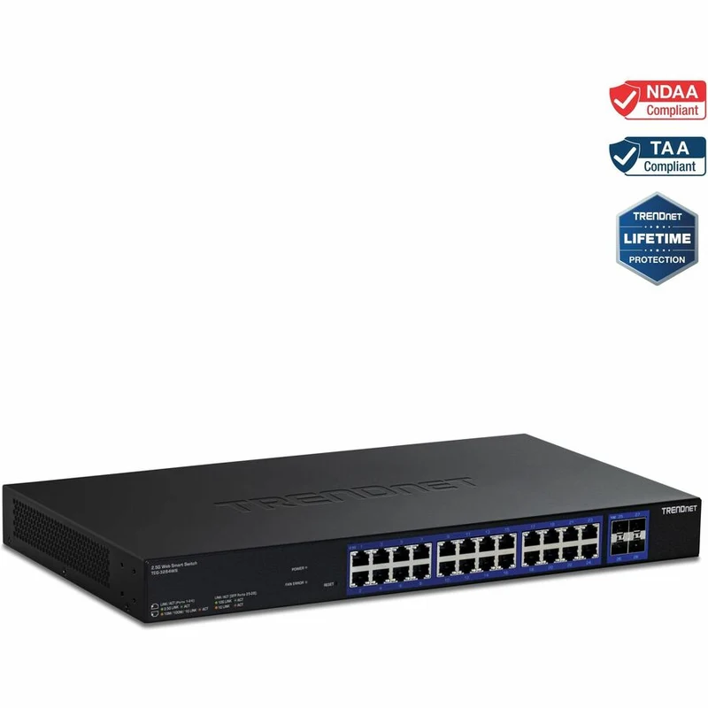 Commutateur intelligent Web multi-Gig TRENDnet 28 ports TEG-3284WS