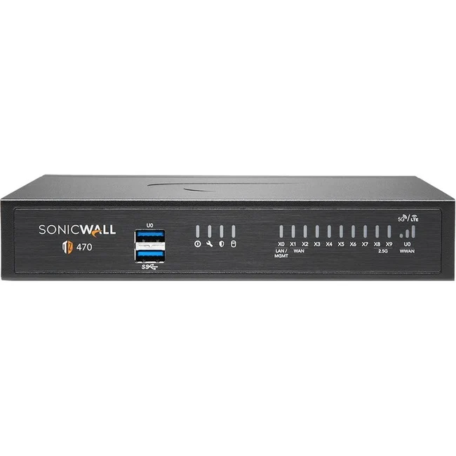 Appareil de sécurité réseau/pare-feu SonicWall TZ470 02-SSC-6795