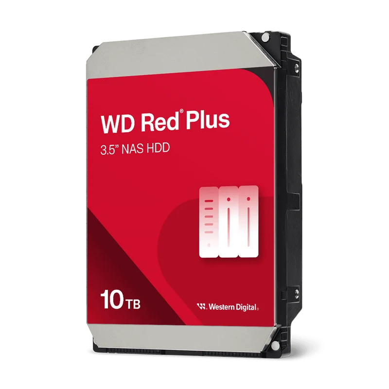 Disque dur interne NAS WD Red Plus 3.5" - 10 To 512 Mo WD100EFGX