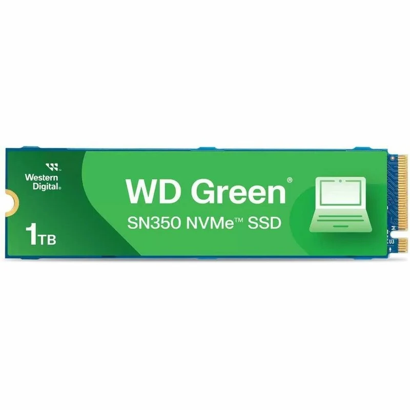 Disque SSD WD Green SN350 WDS100T2G0C-00CDH0 1 To - M.2 2280 interne - PCI Express NVMe (PCI Express NVMe 3.0 x4) WDS100T2G0C-00CDH0