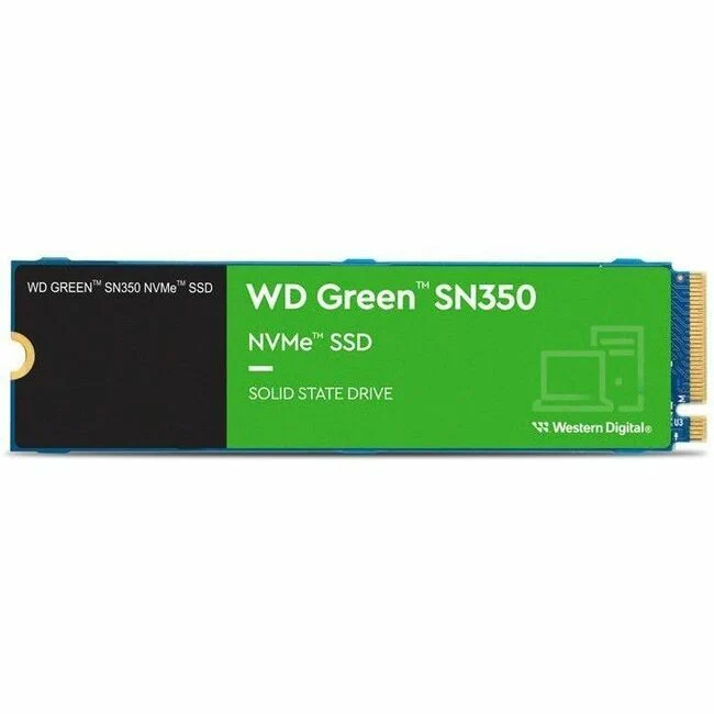 Disque SSD WD Green SN350 WDS100T2G0C 1 To - M.2 2280 interne - PCI Express NVMe (PCI Express NVMe 3.0 x4) WDS100T2G0C