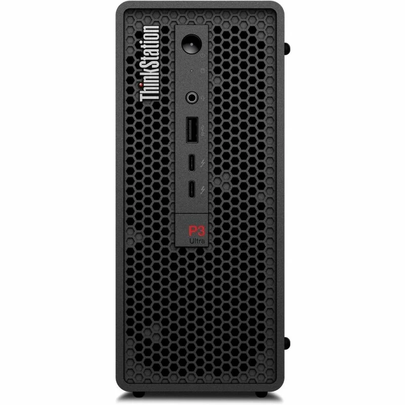 Station de travail Lenovo ThinkStation P3 Ultra 30HA005XCA - 1 x Intel Core i7 14e génération i7-14700 - Technologie vPro - 32 Go - SSD 1 To - Ultra petite - Noir 30HA005XCA