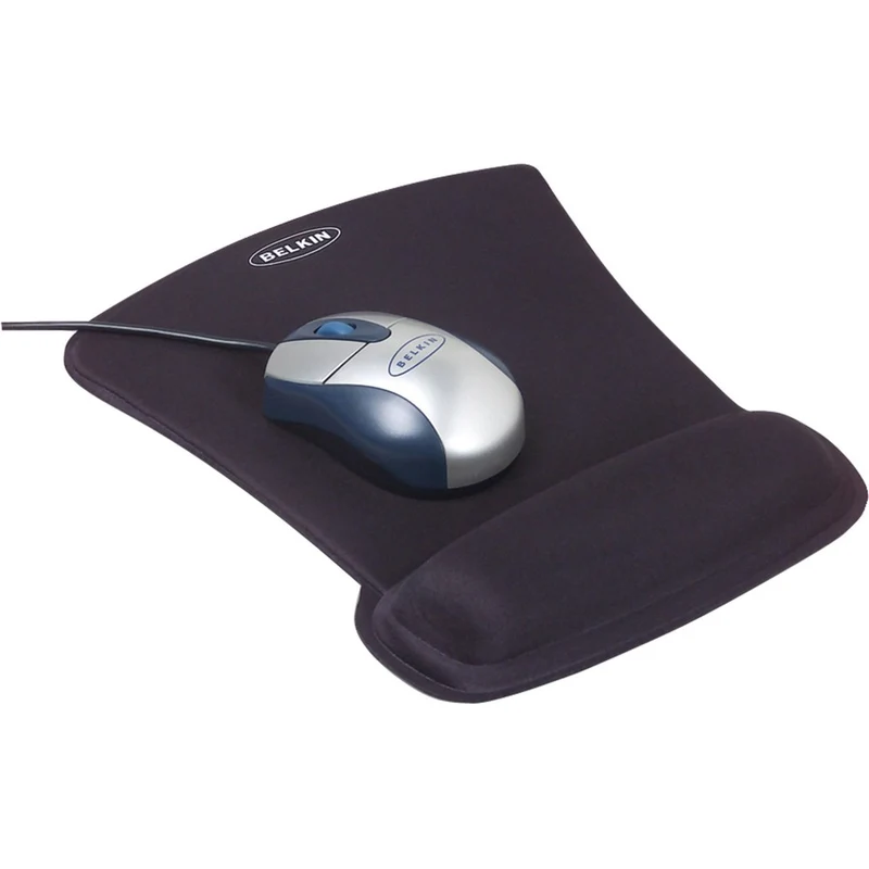 Tapis de souris en gel Belkin WaveRest (noir), 1 paquet F8E262-BLK