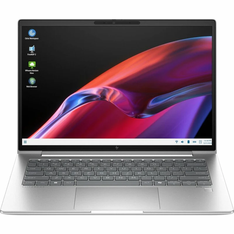 Ordinateur portable client léger HP Elite mt645 G8 14" - WUXGA - AMD Ryzen 3 7335U - 8 Go - SSD 256 Go - Clavier anglais - Pike Silver AR0E2UT#ABA