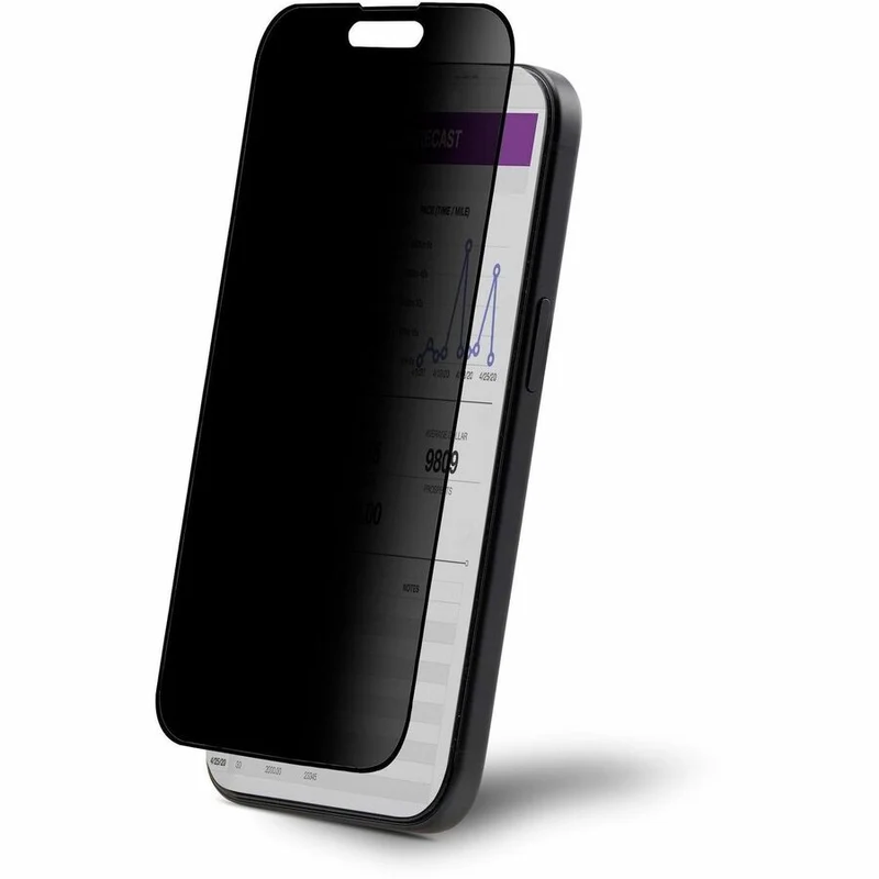 StarTech.com Écran de confidentialité 4 directions pour iPhone 15 Pro Max, portrait/paysage, tactile, vue +/- 30 degrés, filtre de protection en verre trempé I15T3-PRIVACY-SCREEN