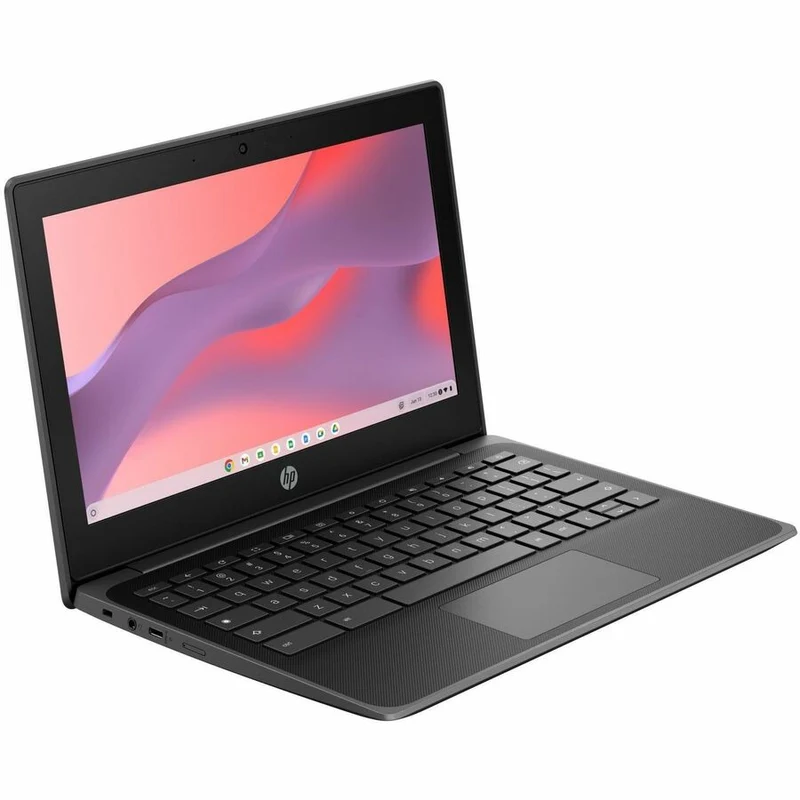 Chromebook HP Fortis G10 11.6" - HD - Intel N-Series N100 - 8 Go - Mémoire Flash 64 Go - Clavier Anglais - Jack Black 9R3B4UT#ABA