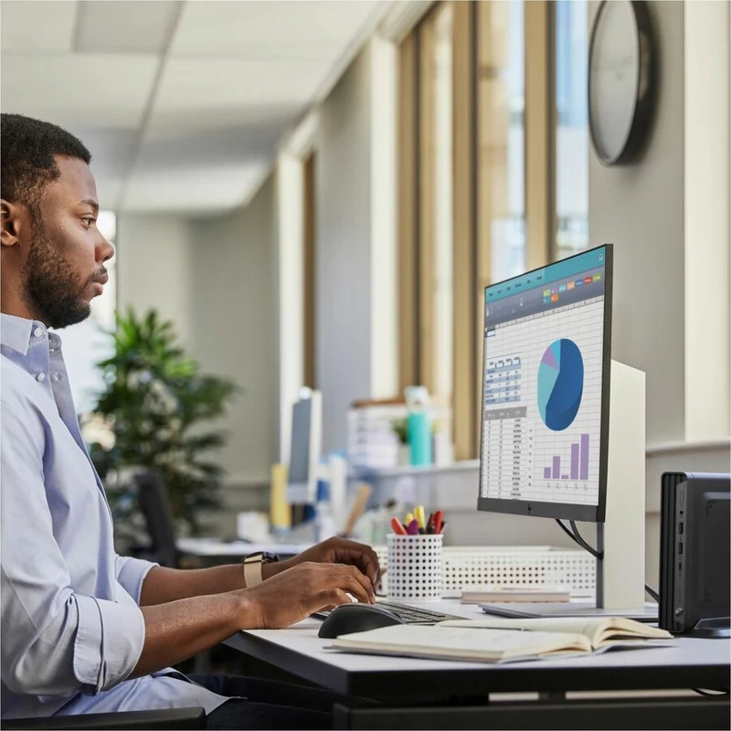 Ordinateur de bureau HP Pro Mini 400 G9 - Intel Core i5 14e génération i5-14500T - Technologie vPro - 16 Go - SSD 256 Go - Mini ordinateur de bureau - Noir A70P8UT#ABA