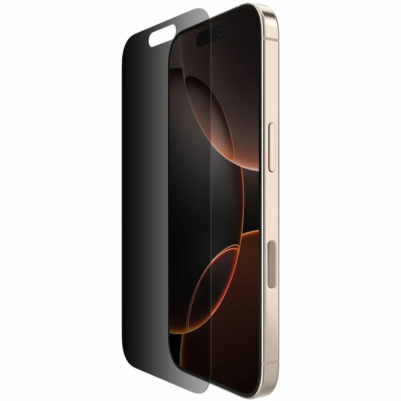 Protection d'écran Belkin InvisiGlass avec traitement de confidentialité pour iPhone 16 Pro OVA169FQ