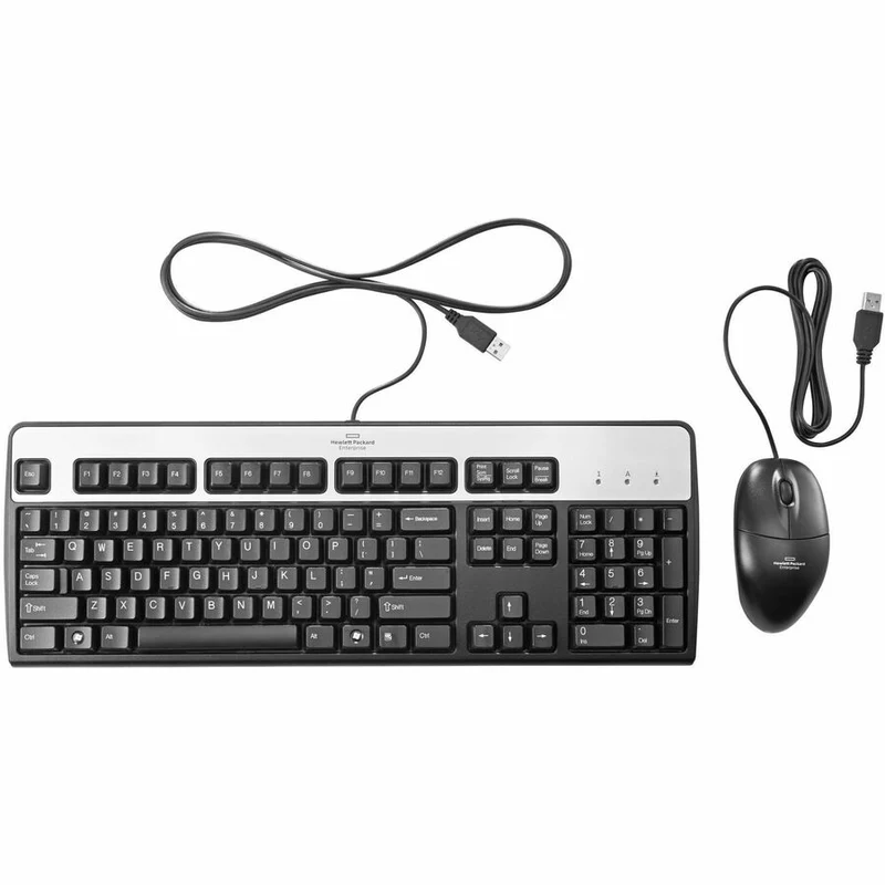 Kit clavier/souris HPE USB BFR sans PVC US 631341-B21