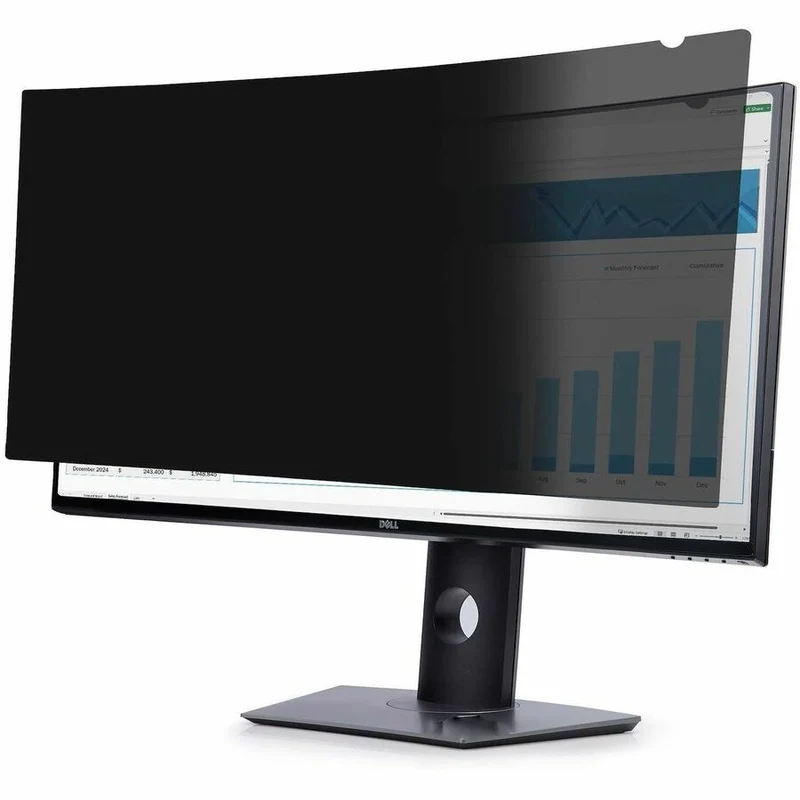 StarTech.com Écran de confidentialité pour écran incurvé ultra-large 3424:21 Dell P9WE, double face, protection d'écran pour écran de bureau, TAA 34C29-PRIVACY-SCREEN