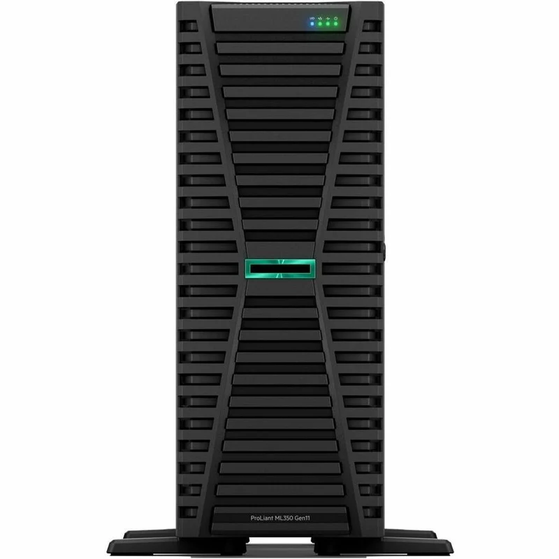 Serveur tour HPE ProLiant ML350 G11 4U - 1 x Intel Xeon Silver 4514Y 2 GHz - 64 Go de RAM - 960 Go SSD - (2 x 480 Go) Configuration SSD - Serial Attached SCSI (SAS), contrôleur Serial ATA P71688-005