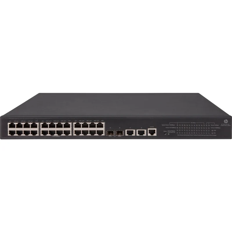 Commutateur HPE 1950-24G-2SFP+-2XGT-PoE+(370 W) JG962A#ABA