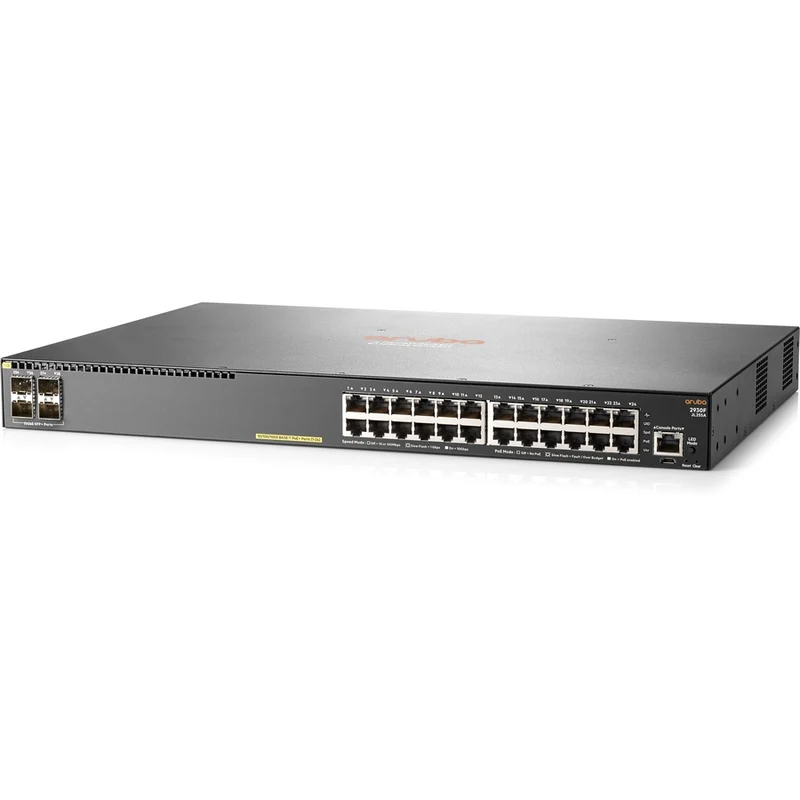 Commutateur HPE Aruba 2930F 24G PoE+ 4SFP+ JL255A